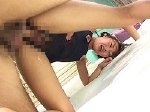 【無修正】穴開きスクール水着でロリカワの女の子に生ハメ